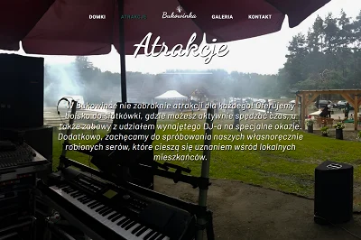 Bukowinka - Landing Page 'Atrakcje'